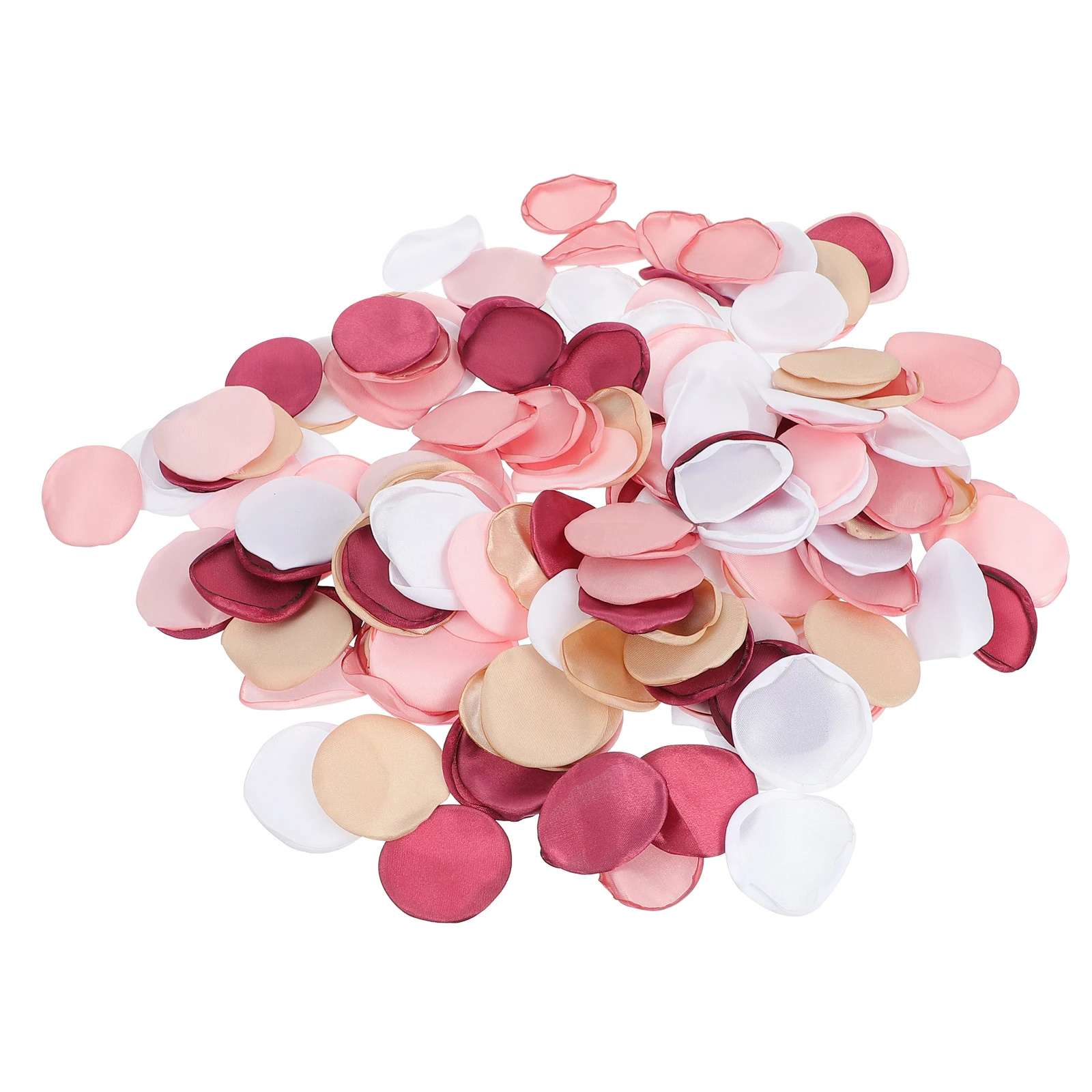 

200 pcs Fake Rose Petals Highly Simulated Wedding Confetti Romantic Decor Table Scatters Lightweight Pocket Size Valentine's Day