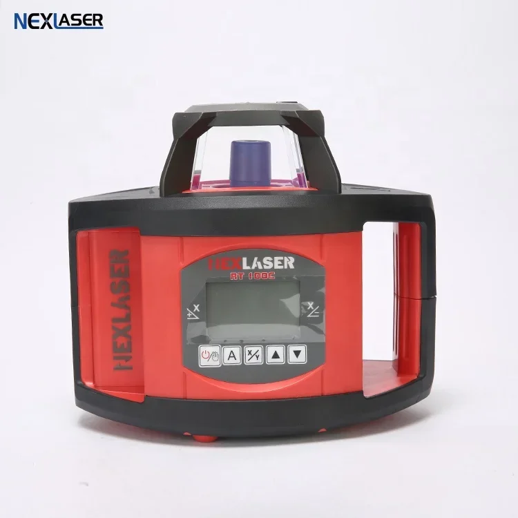 RT-100C New Construction 360 Degree Red Self-leveling 500m Rotary Laser