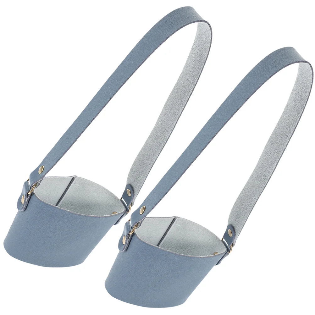

2Pcs Wear-Resist PU Cup Sleeve Water Bottle Sling Bag for Easy Carry and Store Anywhere Water Bottle Carrier Cup Carrier