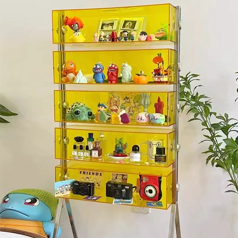 Cd Storage Shelves Acrylic Medal Kitchen Display Shelves Floating Magazine Estantes Organizadores Cutecore Organizer