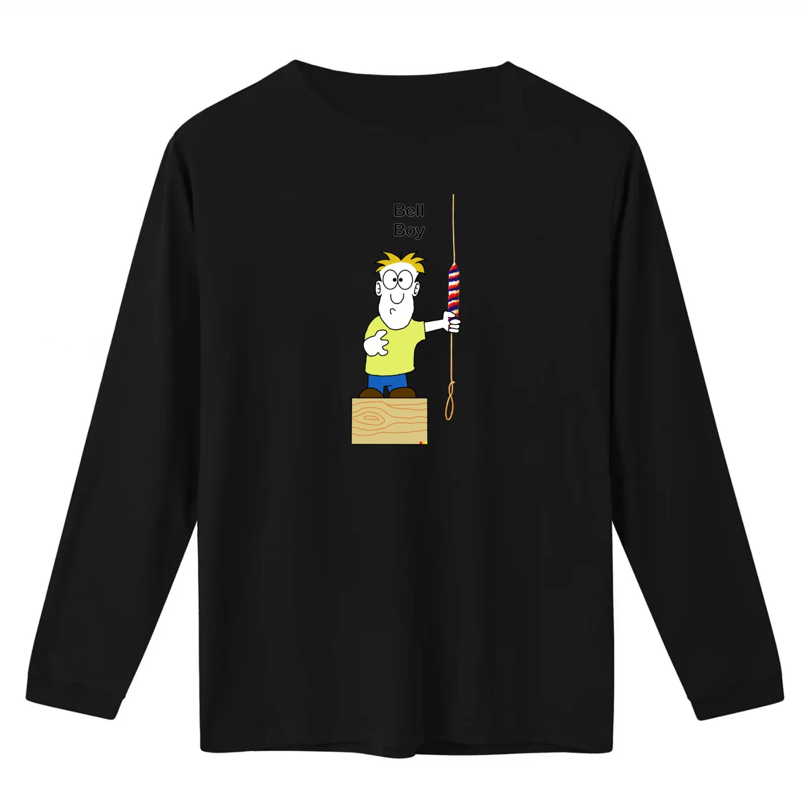 Bell Ringing Bell Boy T-Shirt Summer Casual Cotton Tee Oversized Streetwear Tops Vintage Graphic Print Unisex Men Women