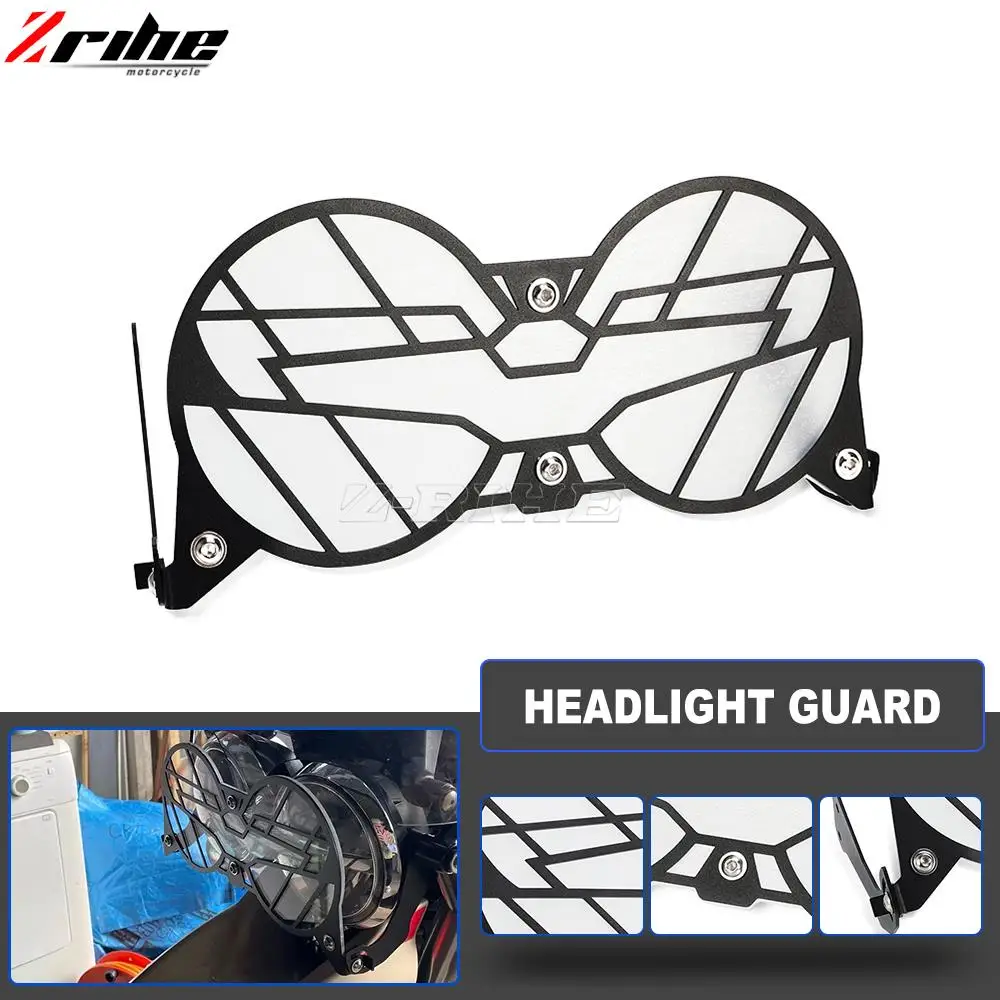 

HeadLight Protector Guard For MOTO GIZZI V85TT 2019-2024 V85 TT 2020 2021 2022 2023 Flipable Mask Lamp Grill Protection Net