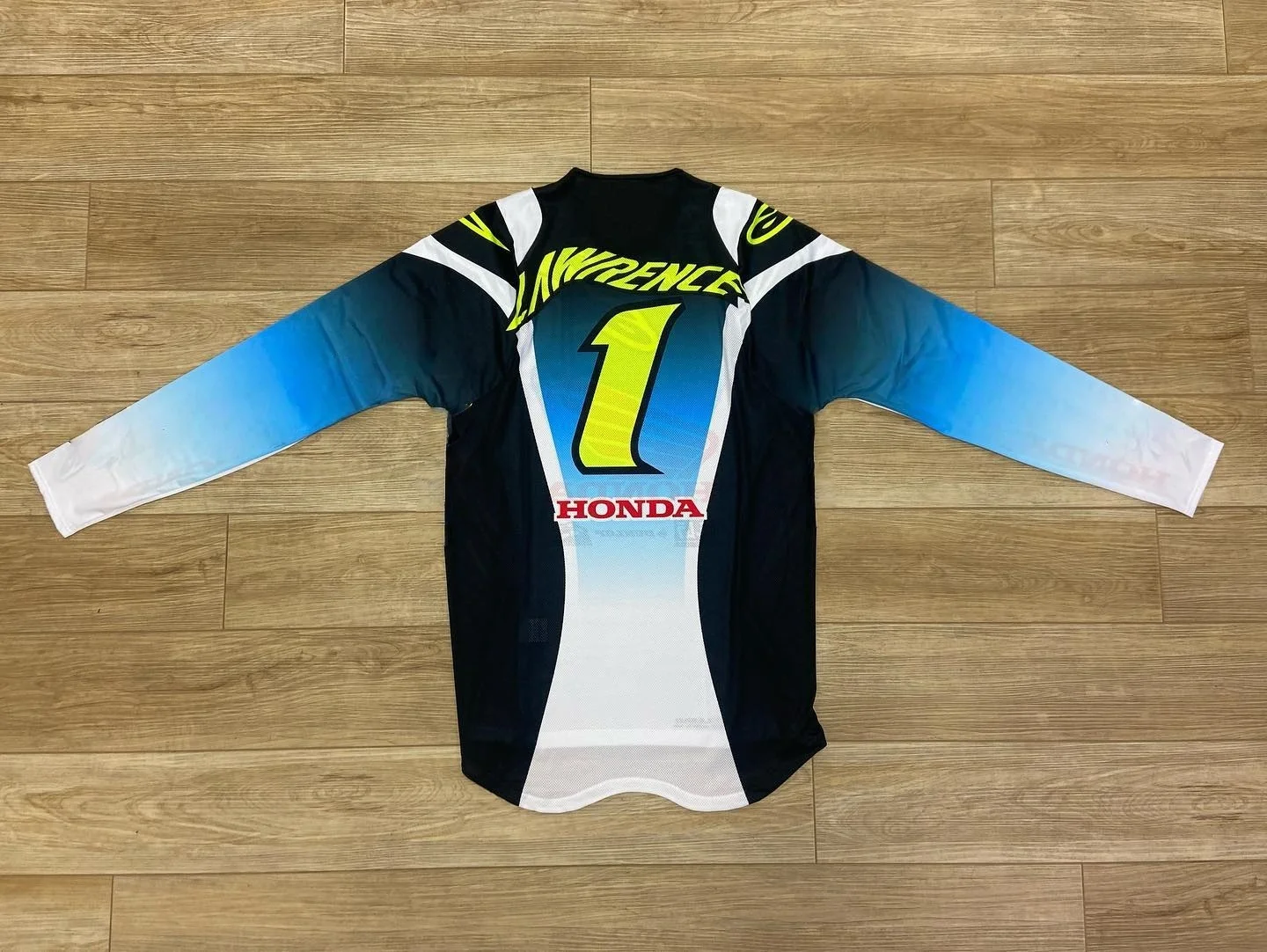 

25/26 New Hot Jett Lawrence #1 HONDA Super Motorcycle Off Road Race Classic Retro Jersey MenWomen Sports Leisure Breathable Tee