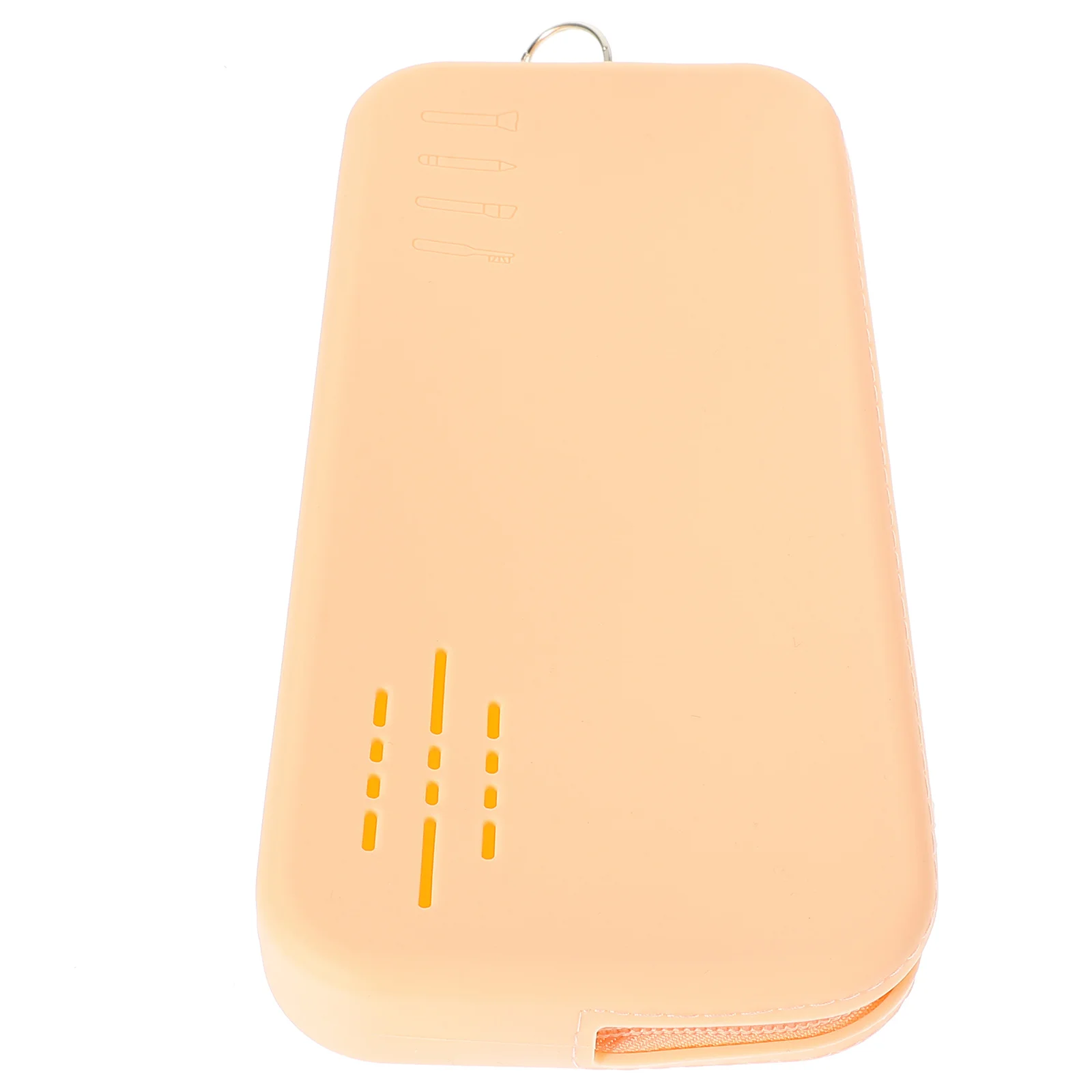 

Cosmetics Bag with Zipper Compact Travel Makeup Organizer Case for Brushes Lip Gloss Keys Coins Elegant Women Pouch Portable