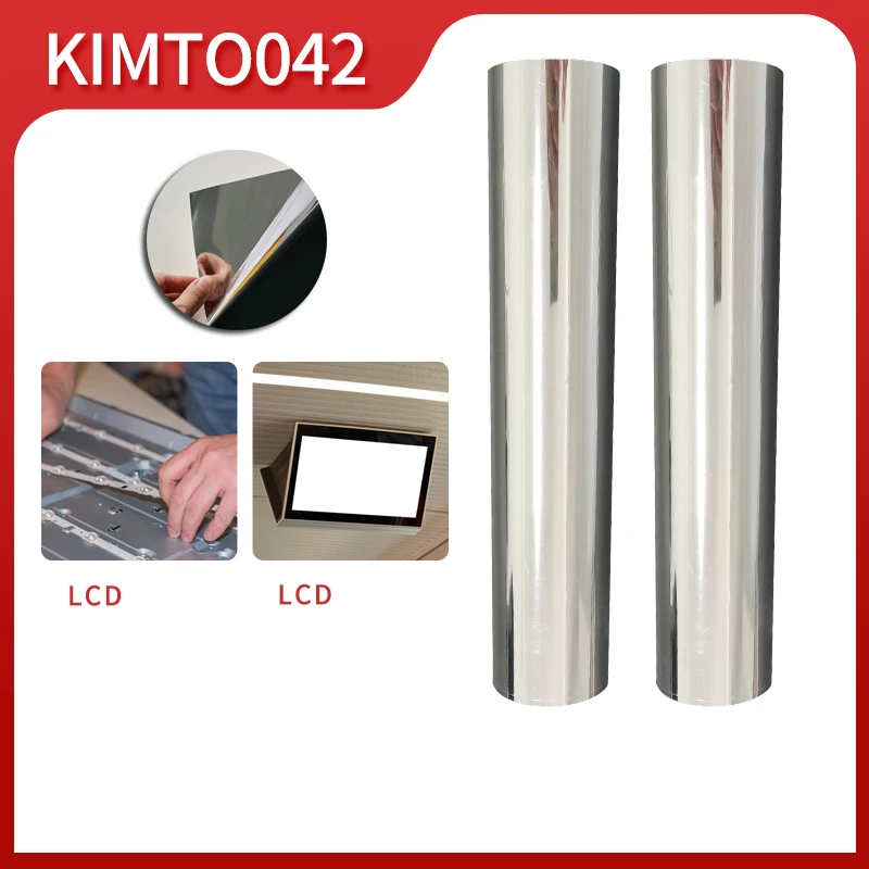 

Customized Specifications KIMT0042 Ultra-thin Silver Reflective Film High Reflectivity LED Light Guide Film for Lamp LCD Screen