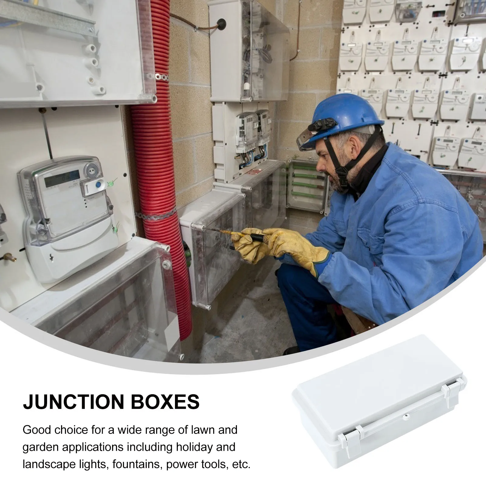 

1 шт. водонепроницаемая распределительная коробка, устойчивая к атмосферным воздействиям соединительная коробка для ландшафтного освещения, фонтанов, защиты электроинструментов