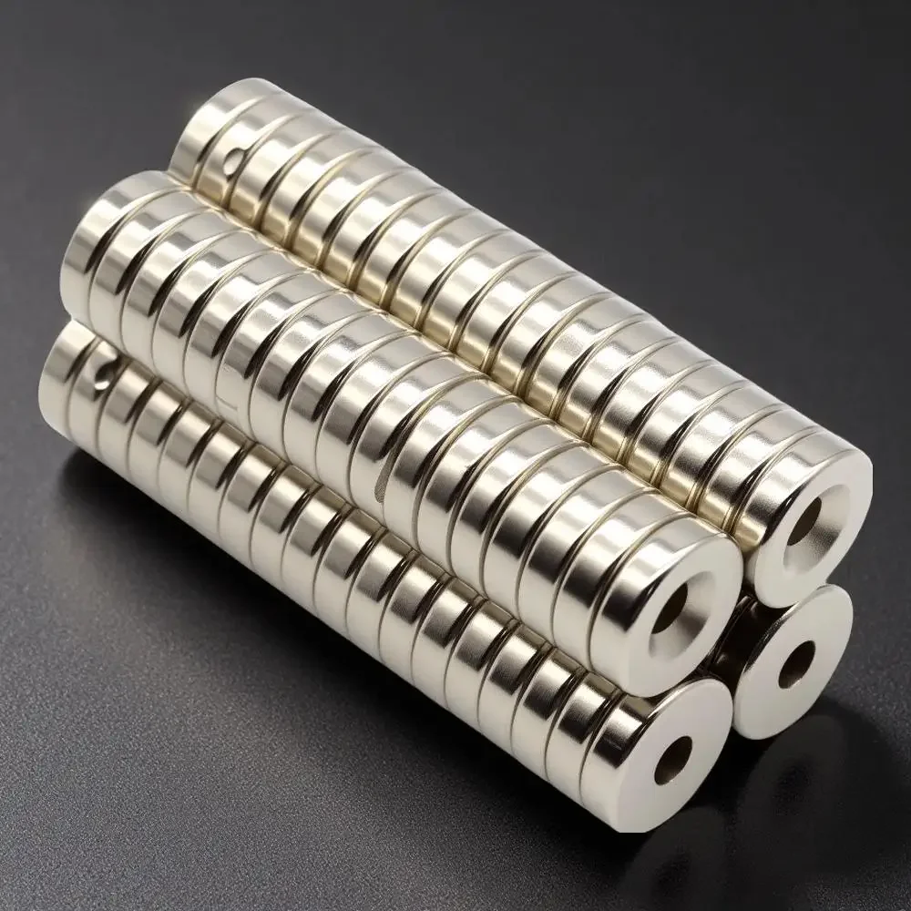 18x5-5mm Super Strong Magnet N35 Round With Holes Magnetic NdFeB Neodymium Magnet Powerful Disc imanes Refrigerator Magnets