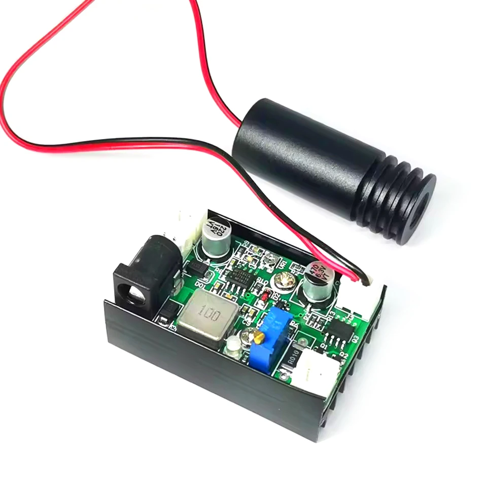 

850 нм, 1000 мВт, ИК-инфракрасный точечный лазерный диодный модуль 18x45 мм с драйвером 12 В TTL 0-15 кГц