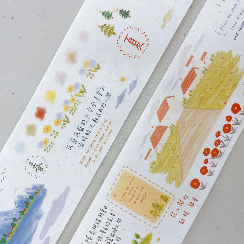 OKMT Small Fresh, Sticker Paper Washi Tape, Salt Washi, Warm Style
