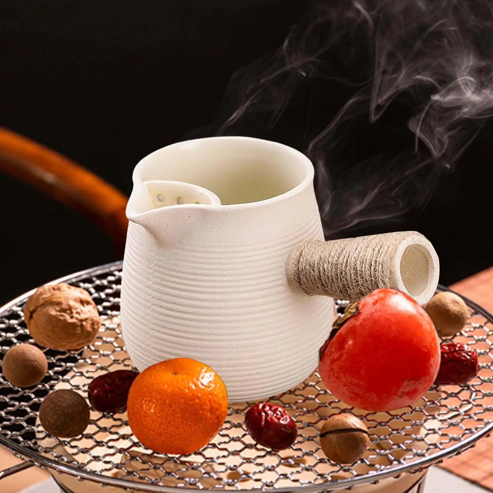 Ceramic Teapot Durable Tea Maker Kettle for Tea Lovers Gift Kitchen Home