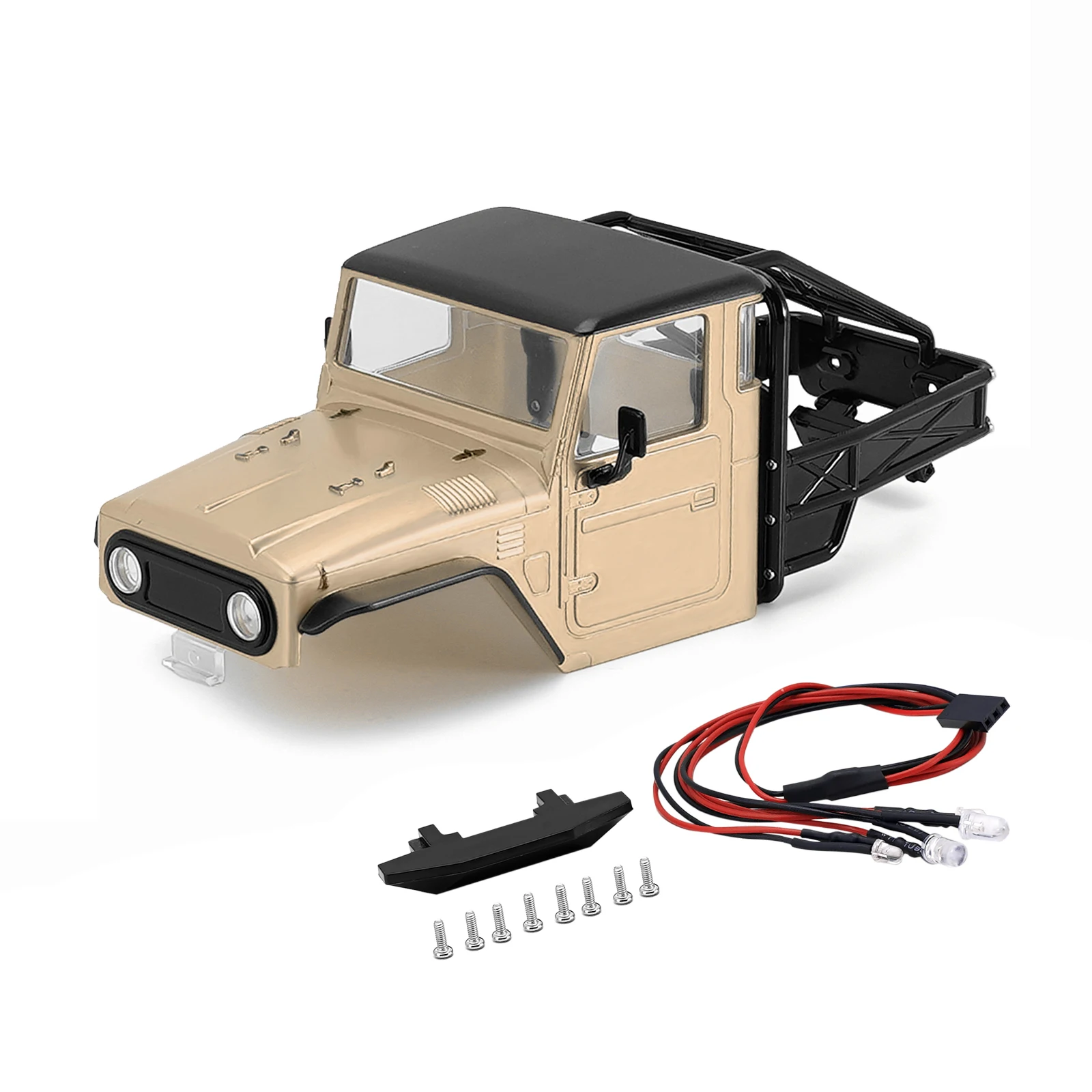 INJORA IR40 ハードボディシェル ケージ付き 1/18 RC クローラー TRX4M