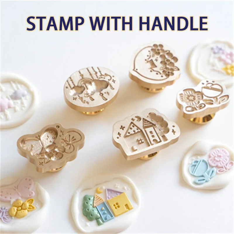 

Seal Stamp Wax Sealing House Bird Butterfly DIY Craft Scrapbooking Stamps Seals Alloy Wedding Envelopes Decor Card Making Gift