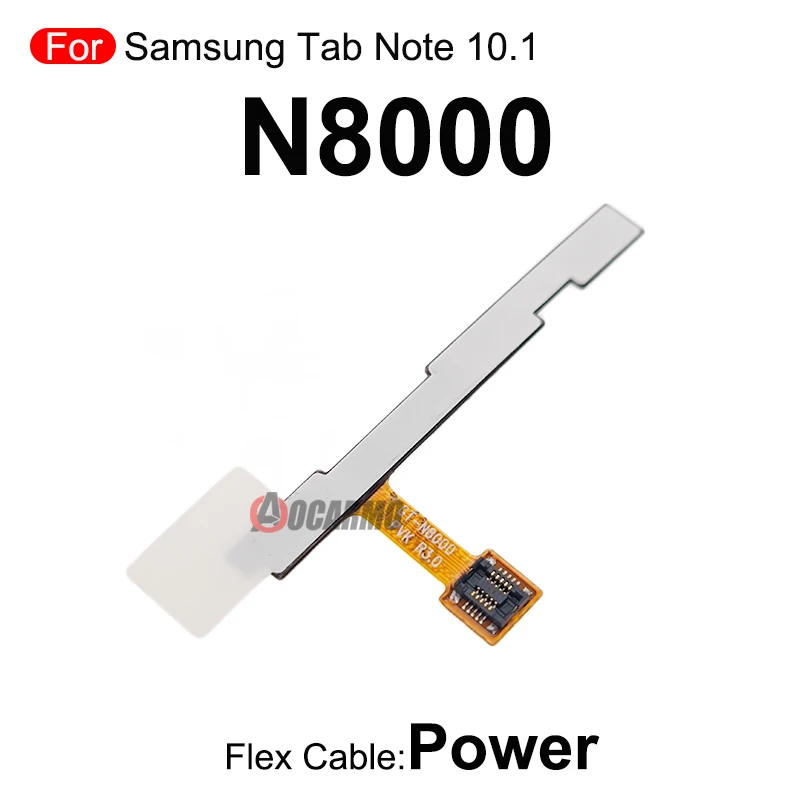 For Samsung Galaxy Tab Note 10.1 N8000 Power ON OFF Volume Flex Cable Replacement Parts