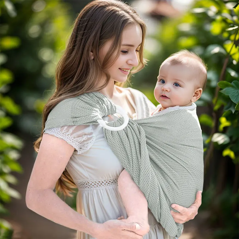 Baby Back Scarf Mesh Breathable Easy To Carry Going Out Baby Wrap Carrier Newborn To Toddler Stretchy Baby Sling 0-36 Months