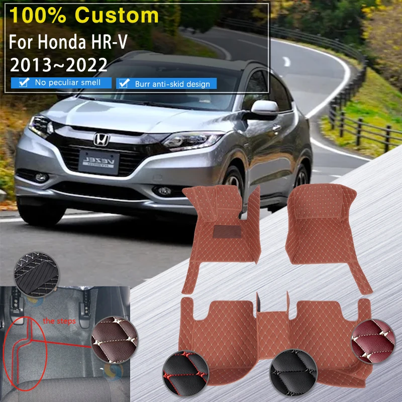 

Car Floor Mats For Honda HR-V HRV HR V Vezel 2013~2022 Waterproof Pads Carpets Floor Matt Tapetes Para Automovil Car Accessories