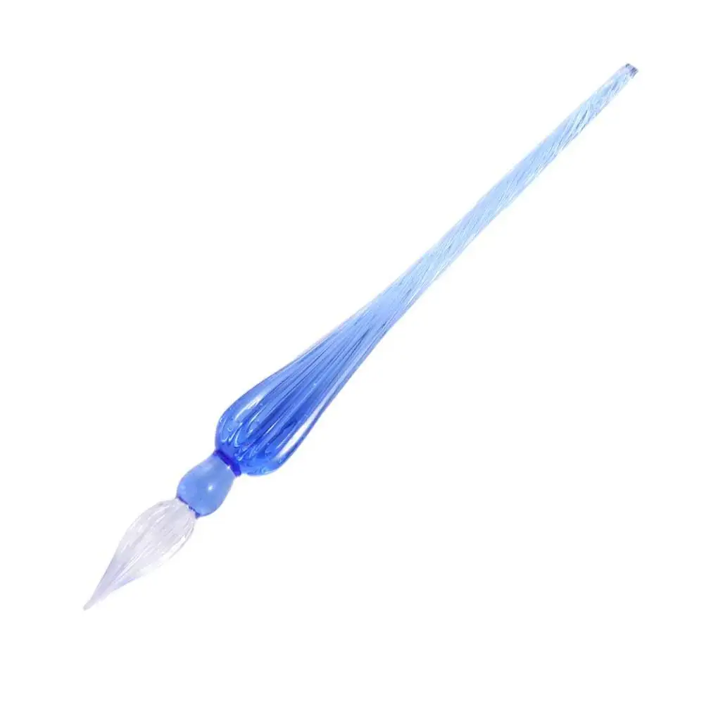 School Supplies Art Painting Handmade Calligraphy Vintage Signature Crystal Fountain Pens Dipping Pen Glass Dip Pen