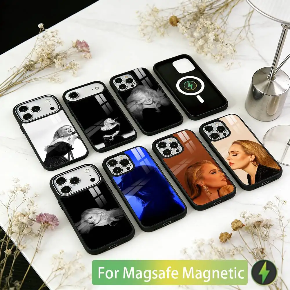 

Singer A-Adele Phone Case For iPhone17,16,15,14,13,12,11 Plus,Pro Magnetic For Magsafe Wireless Charging