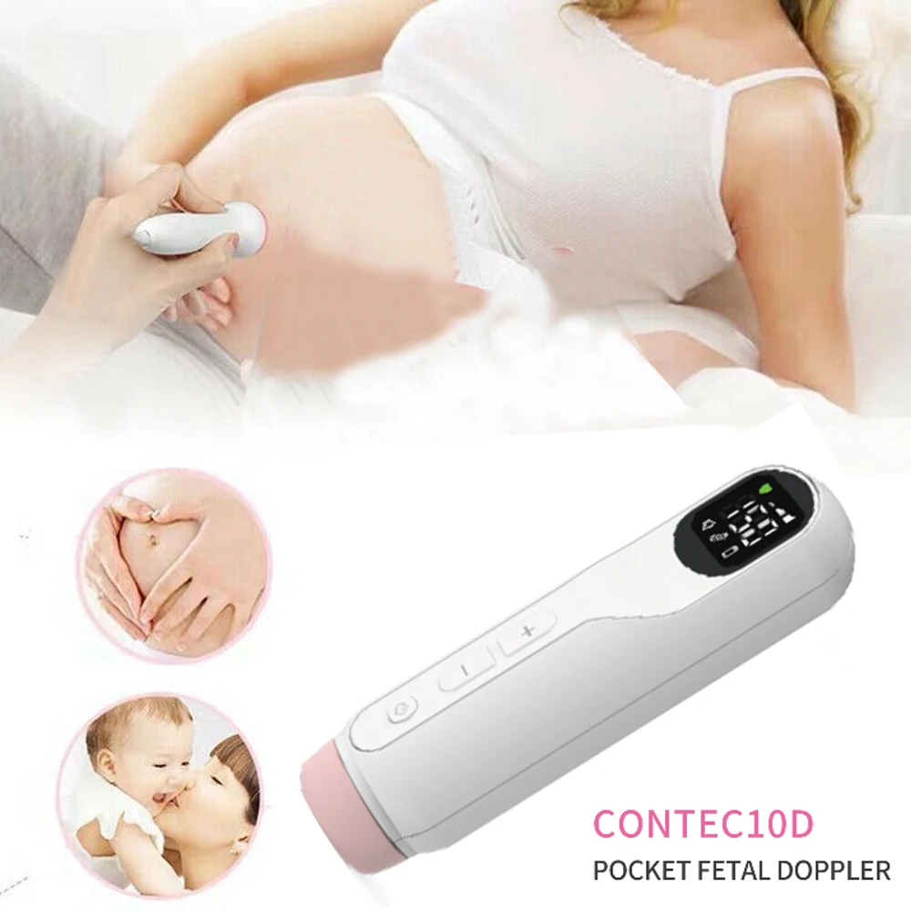 Doppler Fetal Wireless Prenatal Women Fetal Doppler Baby Heart Rate Home Fetal Monitor Detector No Radiation 2.5mhz Prob