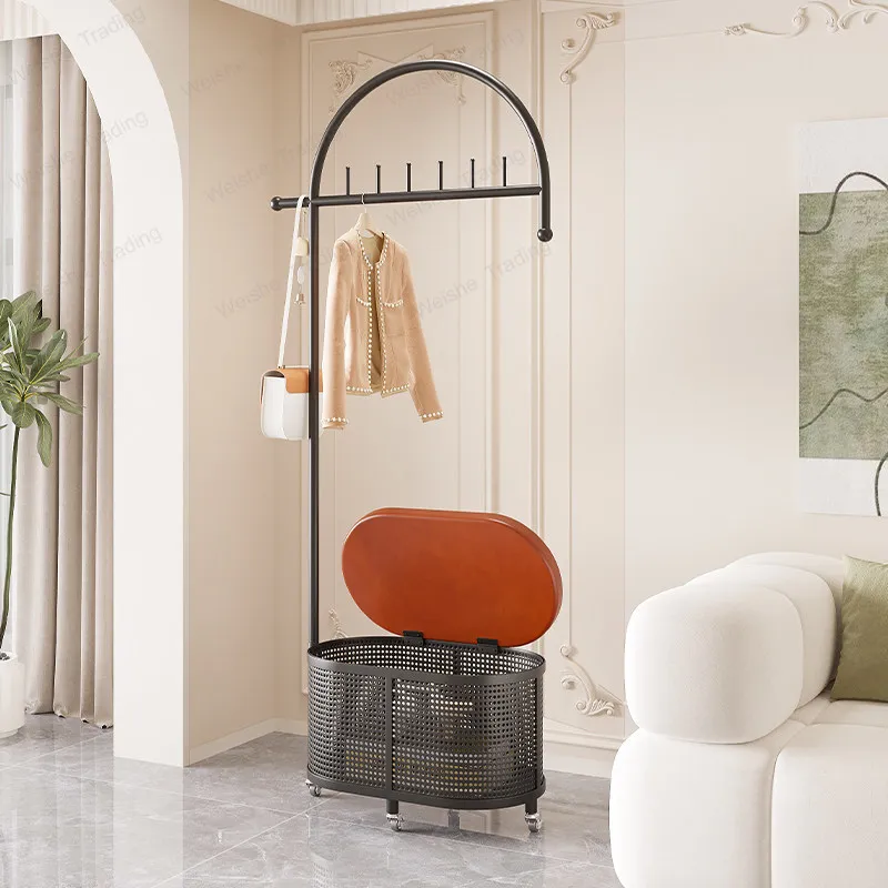 Balcony Creative Coat Rack Elegant Hotel Shipping Organizer Mobile Coat Rack House Recibidor Para Entrada Hallway Furniture