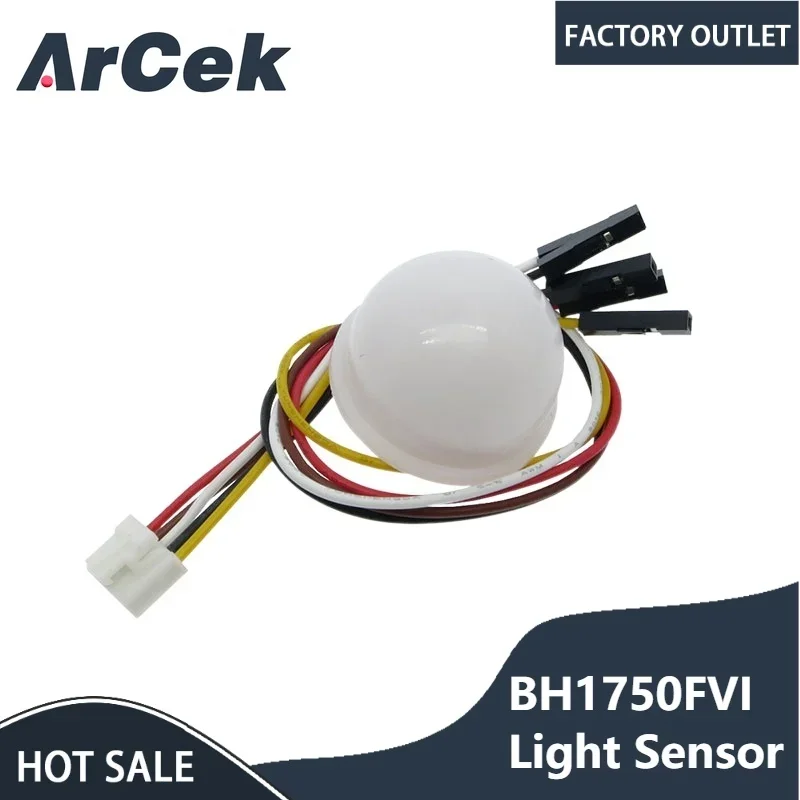 BH1750FVI Light Sensor Module BH1750 Chip Light Intensity Light Module Digital Light Ball for Arduino DIY KIT DC 5V
