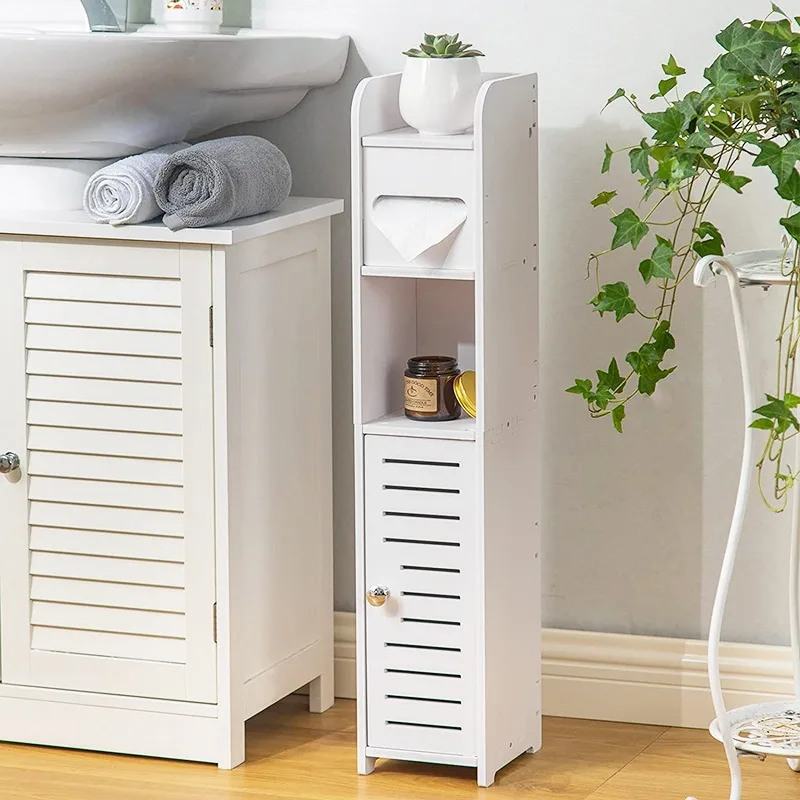 

Bathroom crevice rack Floor-to-ceiling multi-layer storage cabinet Toilet toilet storage rack Toilet storage rack