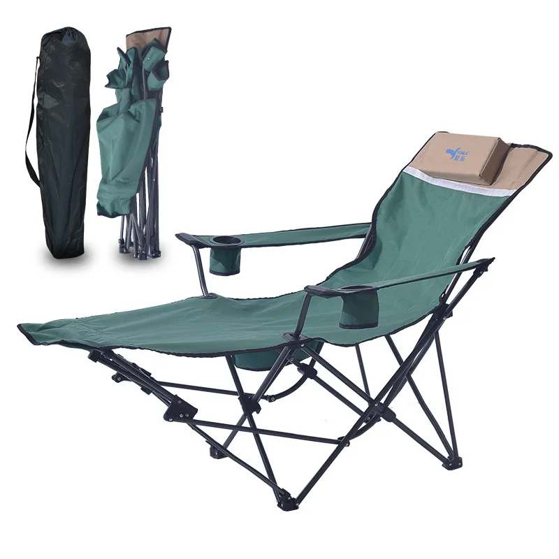 

Outdoor Supplies Folding Portable Camping Chair Balcony Sitting and Lying Dual-Use Lunch Break Camping Casual Beach Fishing