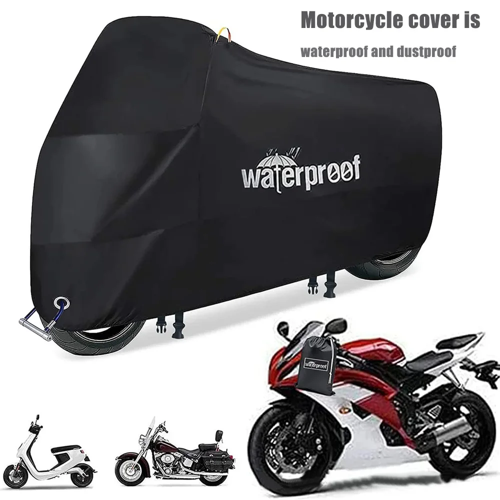 Waterproof UV Sun Protection Motorcycle Cover Made Of Polyester Taffeta Oxford Fabric Universal Electric Scooter Scooter