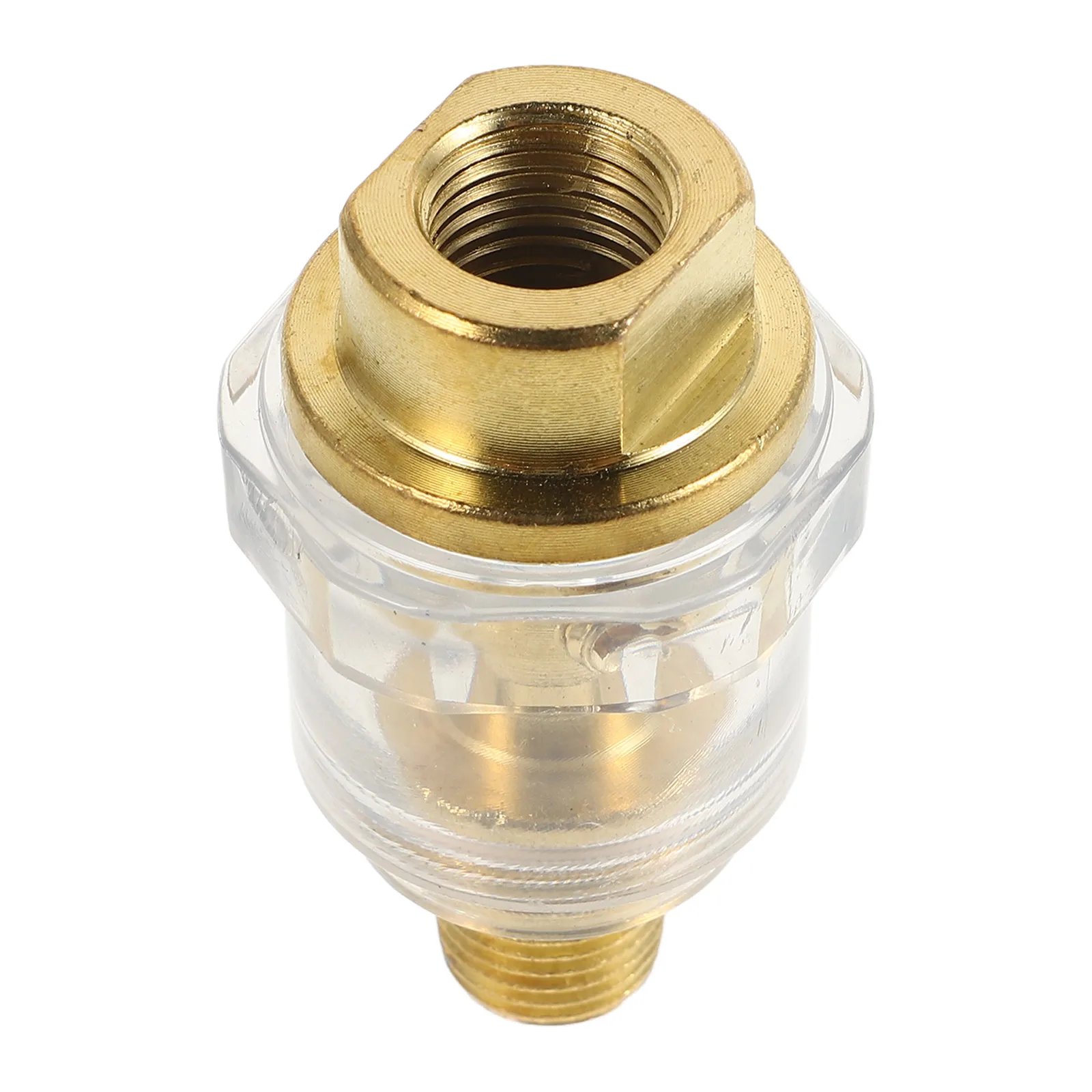 

1 4 Inch Mini Oiler Air Tool Lubricator Golden Brass Plastic Size Compressor Valve Accessories Automatic Lubrication Prevents