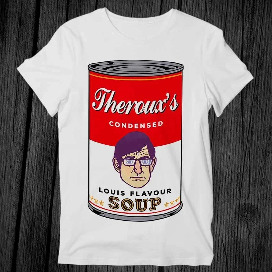 Louis Theroux Campbell Soup T Shirt Unisex Adult Mens Womens Gift Cool Music Fashion Top Vintage Retro Tee