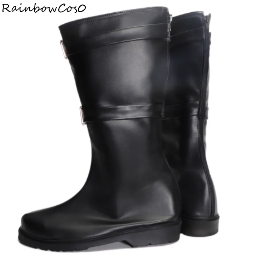 Sephiroth Final Fantasy VII Cosplay Shoes Boots Game Anime Party Halloween RainbowCos0 W5240