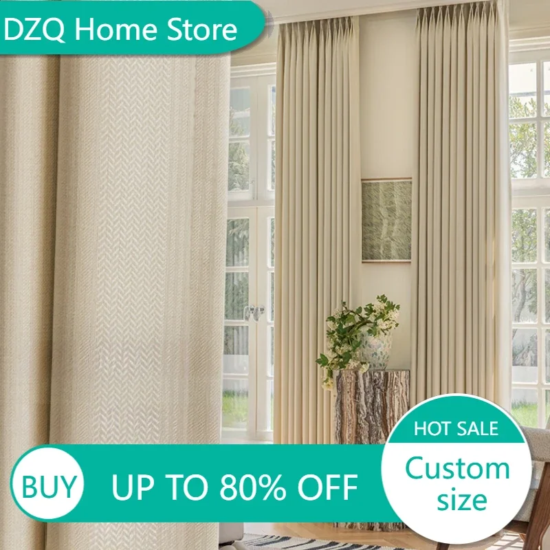 

Sun Protection Living Room Drape Bedroom Blackout Curtains Home Balcony Floor-to-ceiling Window Drapes Study Soundproof Curtain