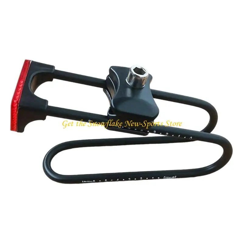 E56D Integrated LED Tail Light Bicycles Shock Absorbers Spring Shock Absorbers During Night Cycling