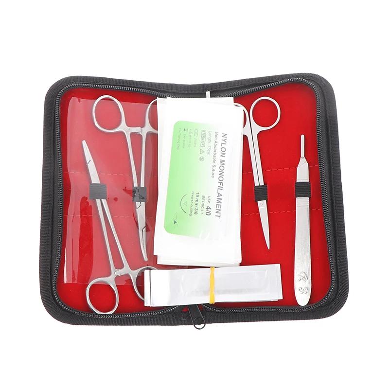 1 Set Medical Students Suture Practice Kit Surgical Training Model Tool Set Educational Teaching Equipment