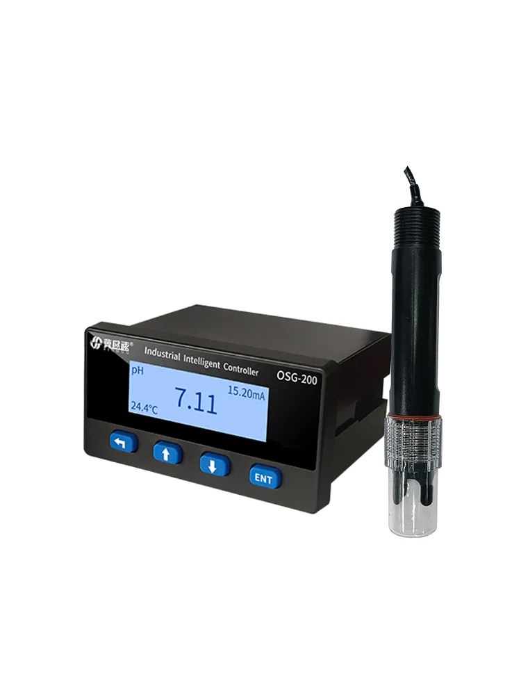Water Quality PH Detection Instrument, Online Industrial PH Monitor, Aquaculture PH Sensor, Electrode RS485