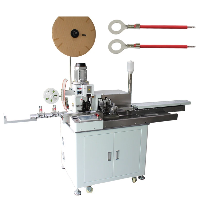 Fully Automatic Five Wires Cutting Stripping Crimping Dipping Tinning Machine Single-Head Twisting Wire Machine