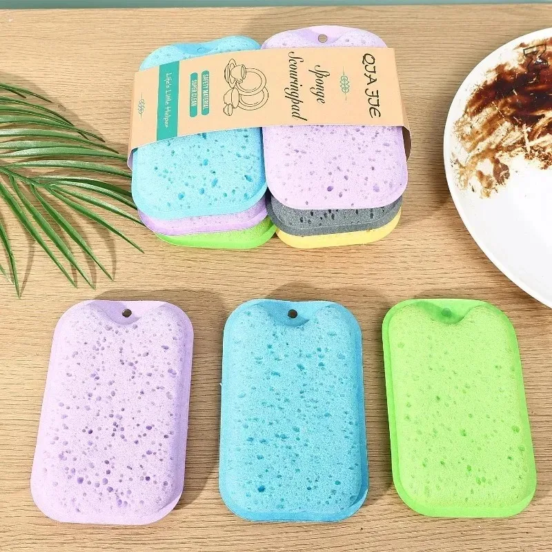 24/1Pcs Soft Sponge Absorbent Clean Rub Rust Scouring Pad Household Kitchen Dish Washing Double-sided Cleaning Brush Sponge Tool view 4