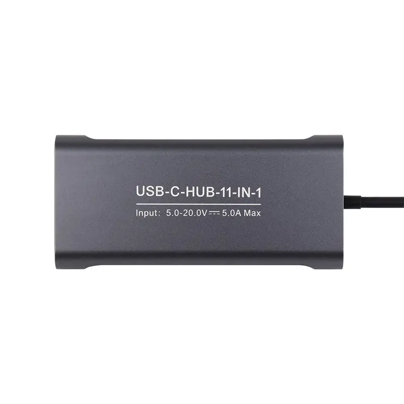Delicate texture-HDMI-Compatible 11-In-1 USB-C Hub Docking Station With 4K 30Hz Support Multiport Adapter USB 3.0 Ports PD 100W