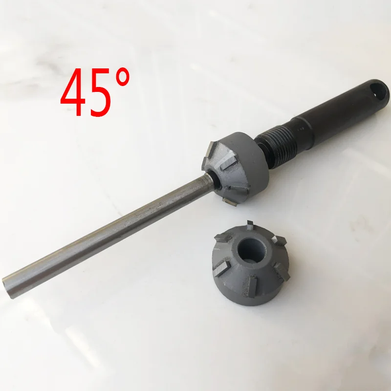 45 Degree Angle Carbide Valve Reamer Grinding Wheel Valve Seat Knife For Engine Valve Seat Repair