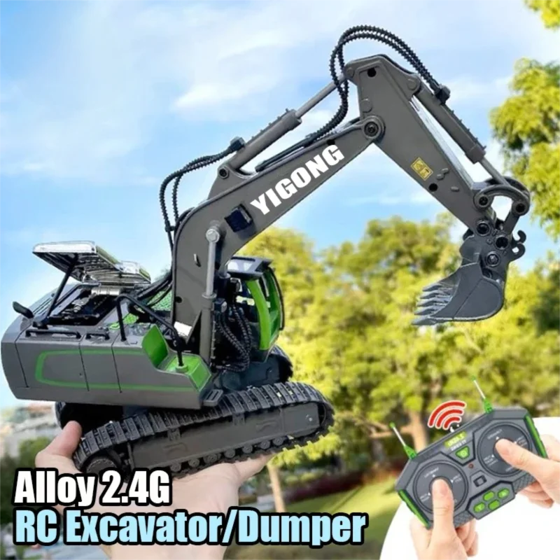 

Children RC Car Toys Remote Control Car Toys For Boys Radio Control Excavator Dump Truck Bulldozer Electric Car Kids Toys Gift