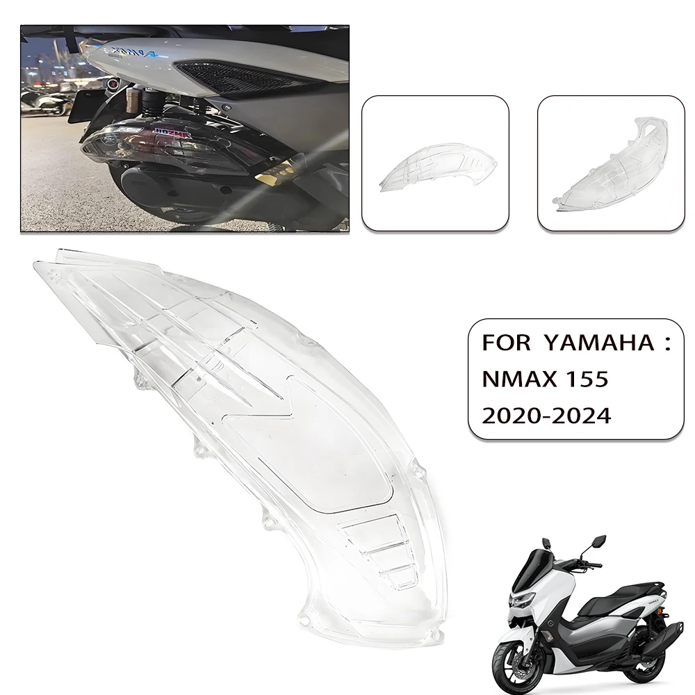 Suitable for Yamaha Nmax155 2020-2024 Motorcycle Custom Transparent Air Filter Upgrade Air Filter Cover to Improve Performance