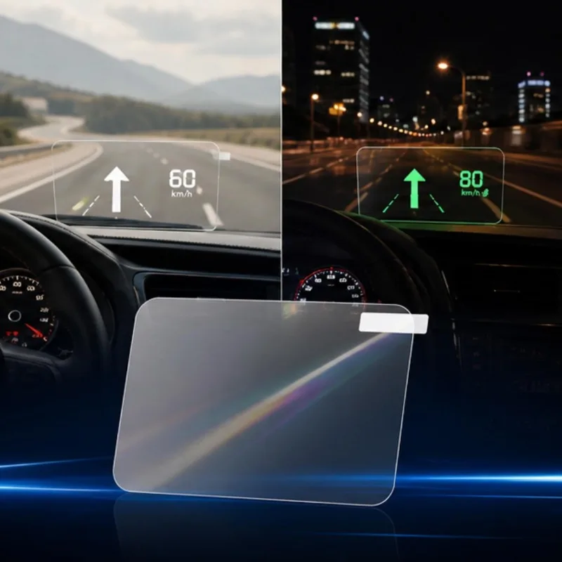 Car Windshield Transparent Reflective Film Sticker Clear Driving Assistance Auto Accessories for Head Up Display HUD Projector