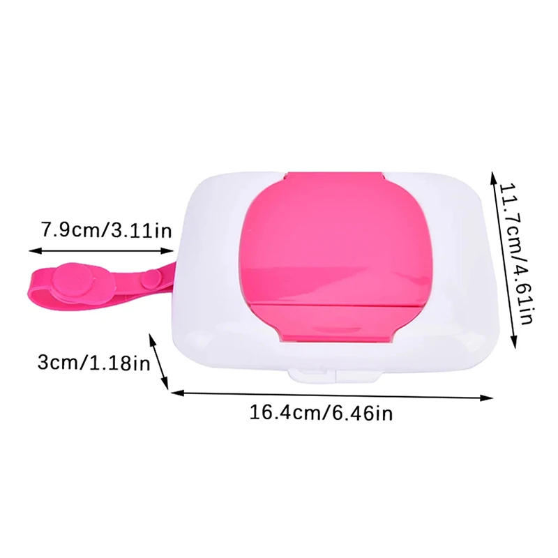 Cute Panda Wipes Case Baby Wipes Case Wet Wipe Box Dispenser For Stroller Portable Rope Lid Covered Tissue Boxes