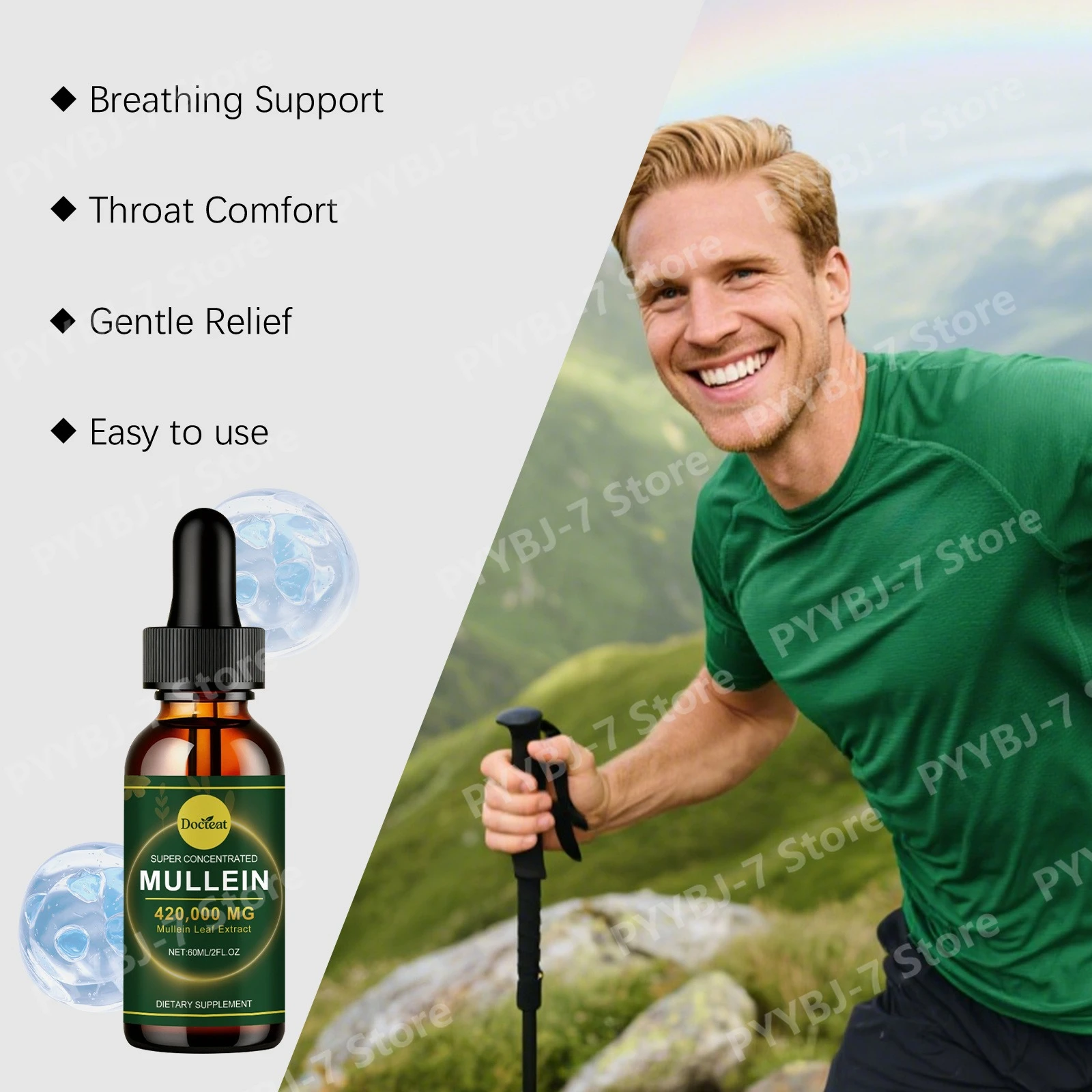 マレイン葉エキス配合ドロップス 60ml 超濃縮ハーブブレン - Herbal Wellness Blend のレビューと価格