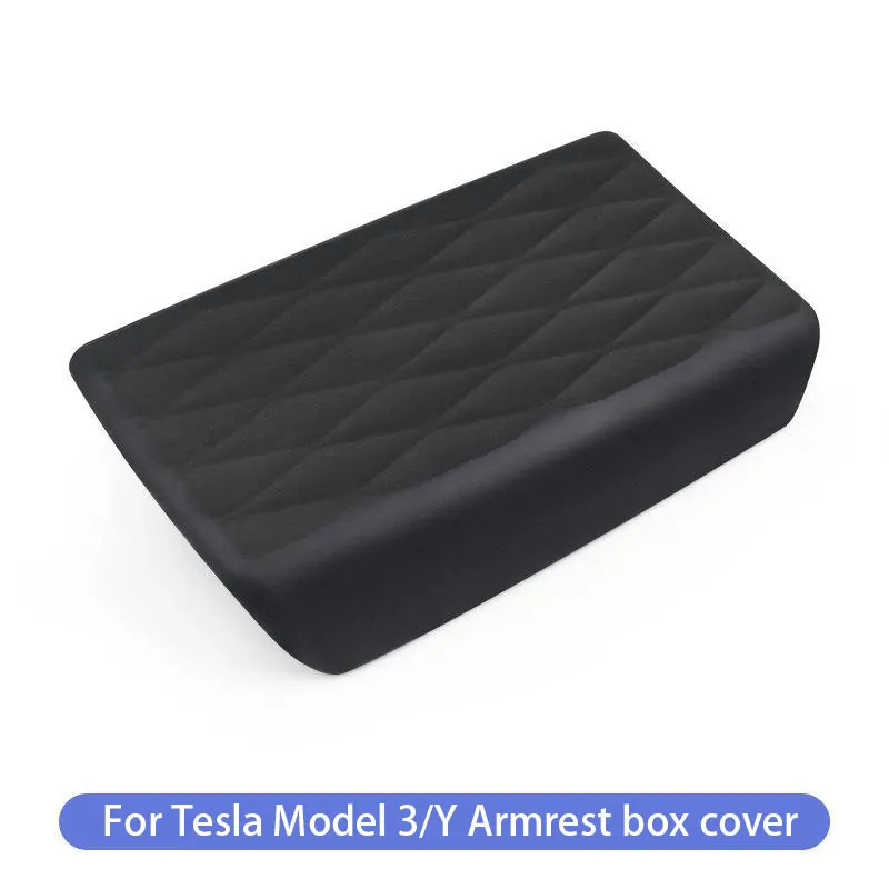 ل تسلا نموذج 3 نموذج Y غطاء وحدة التحكم المركزية TPE مسند الذراع وسادة غطاء حامي الديكور حامي الملحقات
