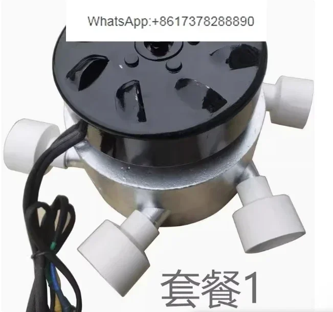 3 KW Hydropower Generator Stainless Steel  Miniature  Mechanical Water Turbine With Six Tubes Portable Power Equipment  AC 220 V