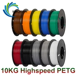 Impresora 3D PETG Hyper PETG 1,75 MM 1 kg/rollos filamento PETG rápido para impresora de alta velocidad, buena dureza, No tóxico, sin burbujas