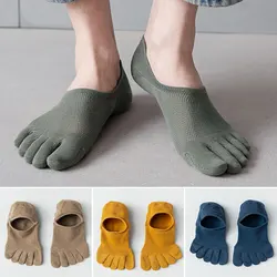 New Man Slipper Toe Socks Mesh Hollow No Show Kostka Krótkie skarpetki Sportowe pochłaniające pot Bawełniane oddychające pięciopalcowe skarpety w łódkę