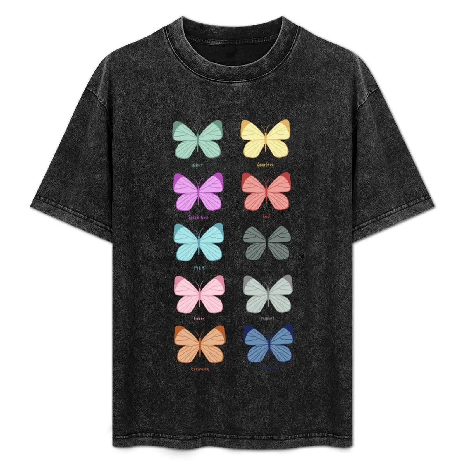 

Butterfly Eras T-Shirt Soft Touch Basic Cotton T-Shirt
