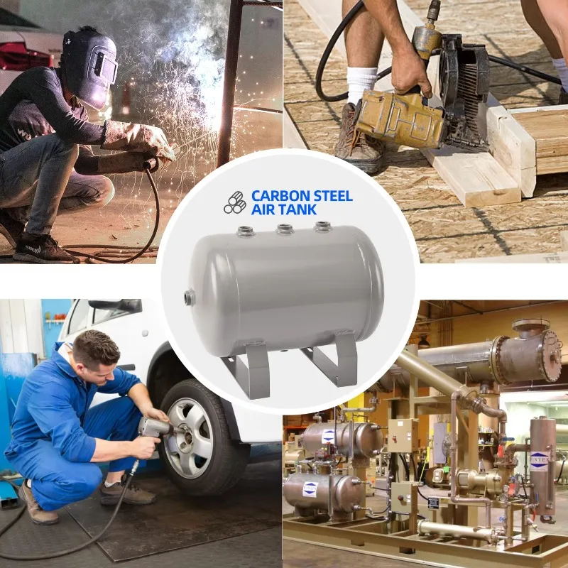15L 12Bar Customizable Portable High Quality Horizontal Air Storage Reservoir Compressed Air Tank