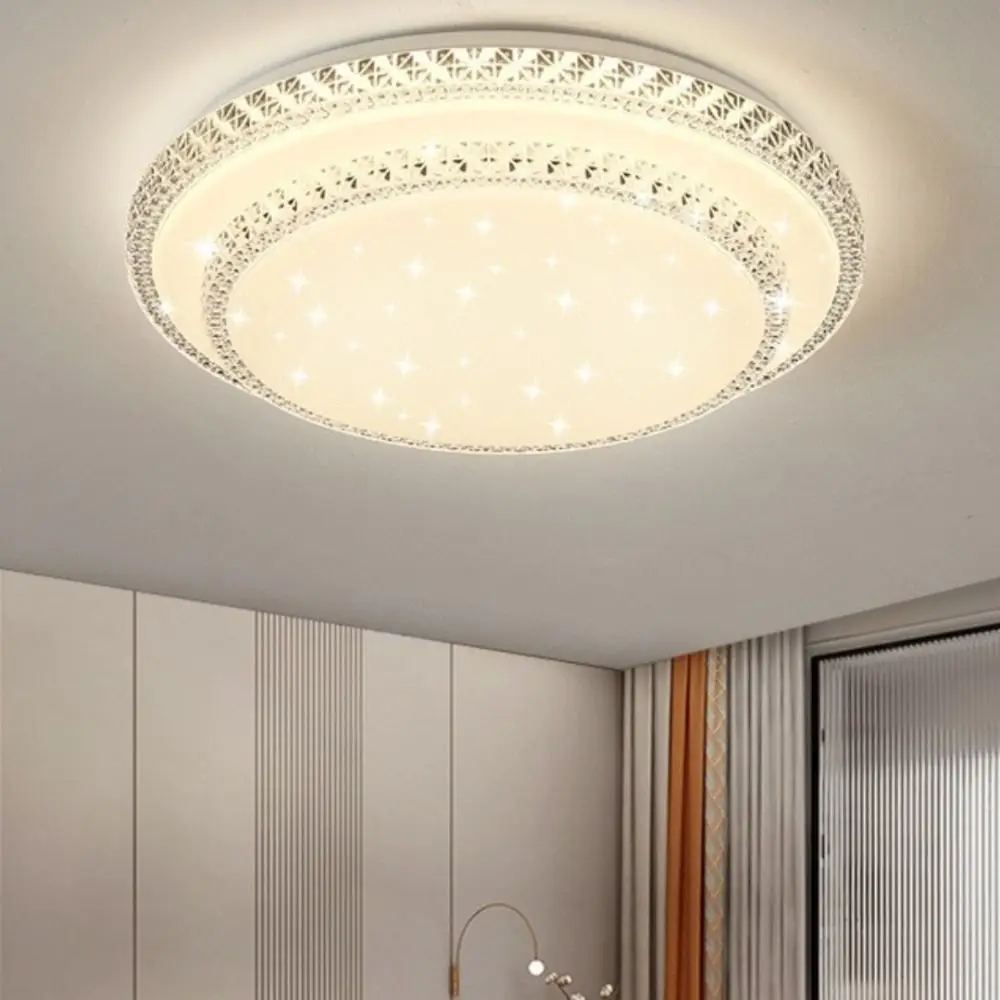 

New 3 Colors LED Ceiling Light Switch Control Modern Style Bedroom Light Simple Decoration Pendant Light